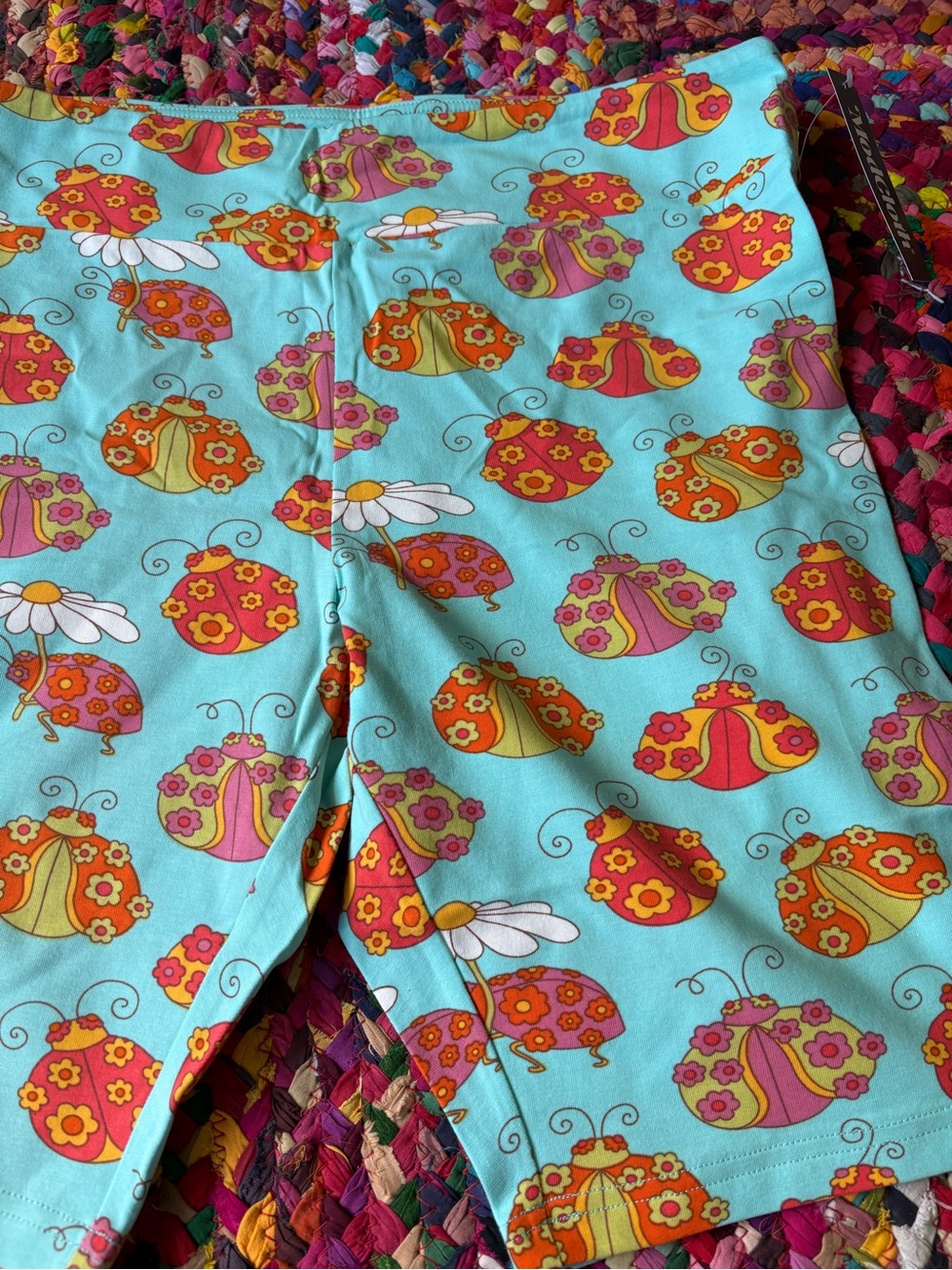 MODCLOTH LADY BUG BIKER SHORTS - Picture 2 of 6